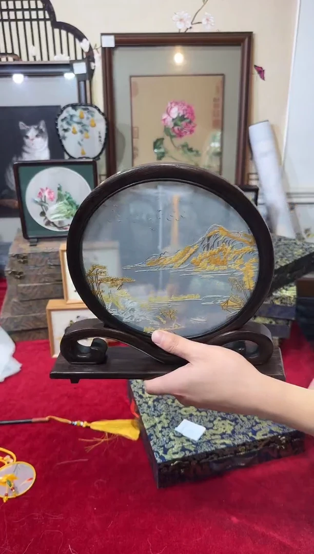 织绣精品苏绣手工刺绣，成品摆件福利17