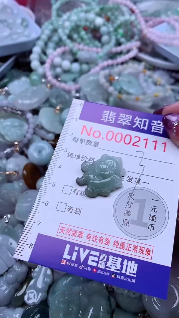 翡翠未镶嵌吊坠(不含链)2111