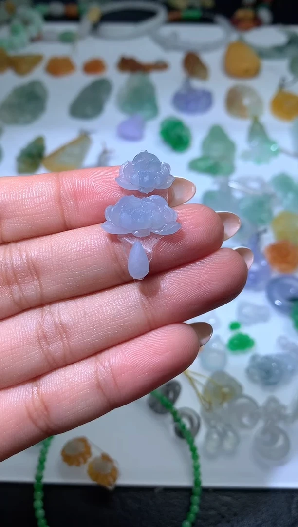 未镶嵌定制翡翠毛货