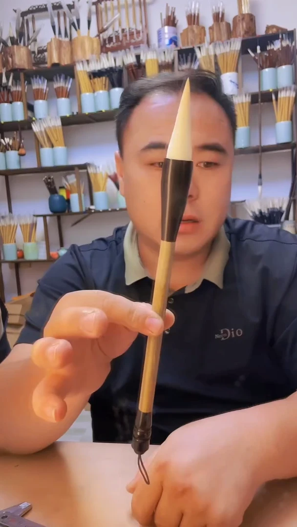 打蒜头羊毫一支