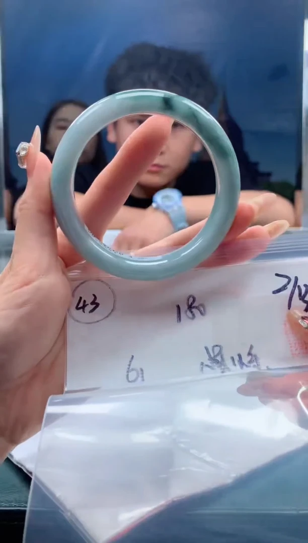 【闪购商品】定制翡翠未镶嵌毛货手镯需精细抛光/手镯43