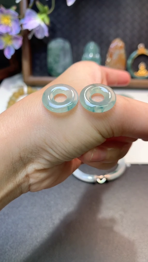 未镶嵌定制翡翠毛货17*3.7