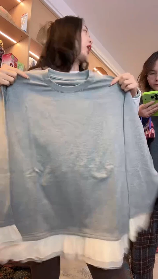 羊毛新疆棉灰色打底