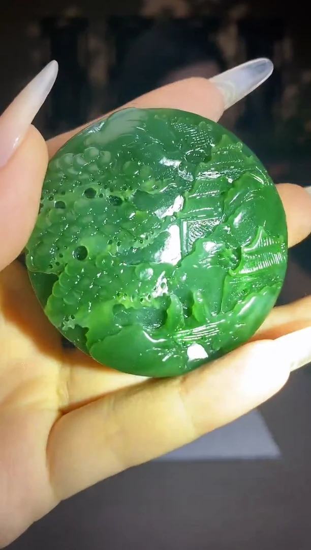 和田玉未镶嵌颈饰A062