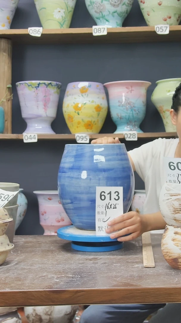 摆件景德镇花盆默认微瑕613