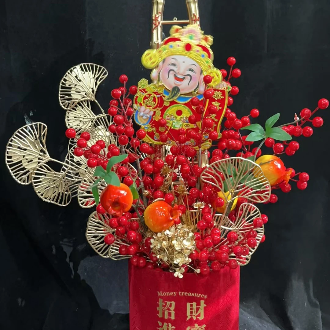 【新春福桶】摇头财神爷福桶同城配送1小时送达