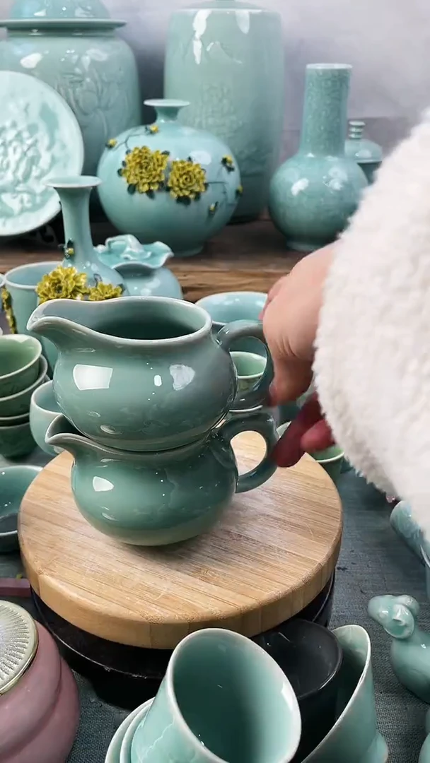 【闪购商品】特价 微瑕 慧仙青瓷