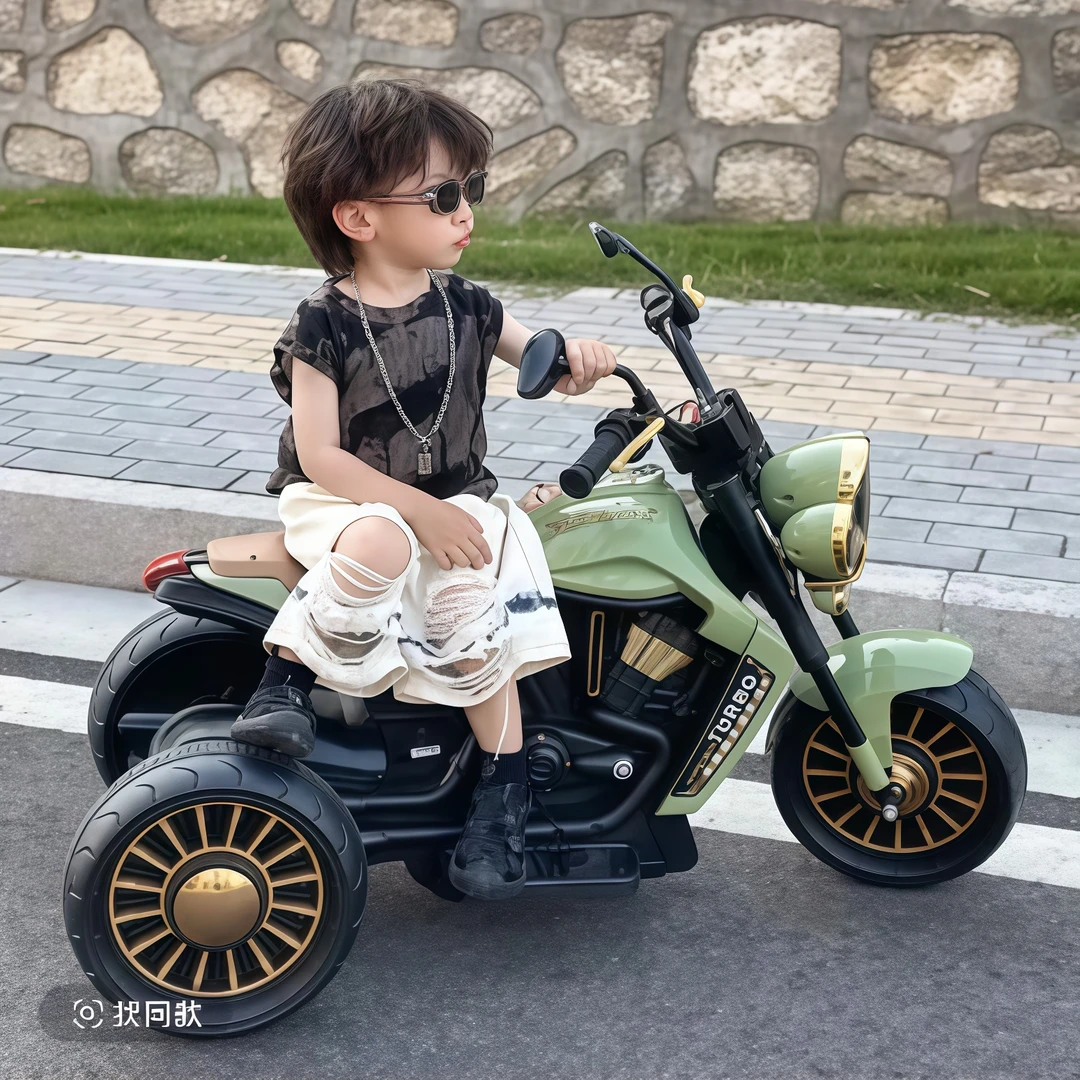【西藏包邮】可坐人摩托玩具，电动三轮摩托车续航2~3小时，适合1~5岁