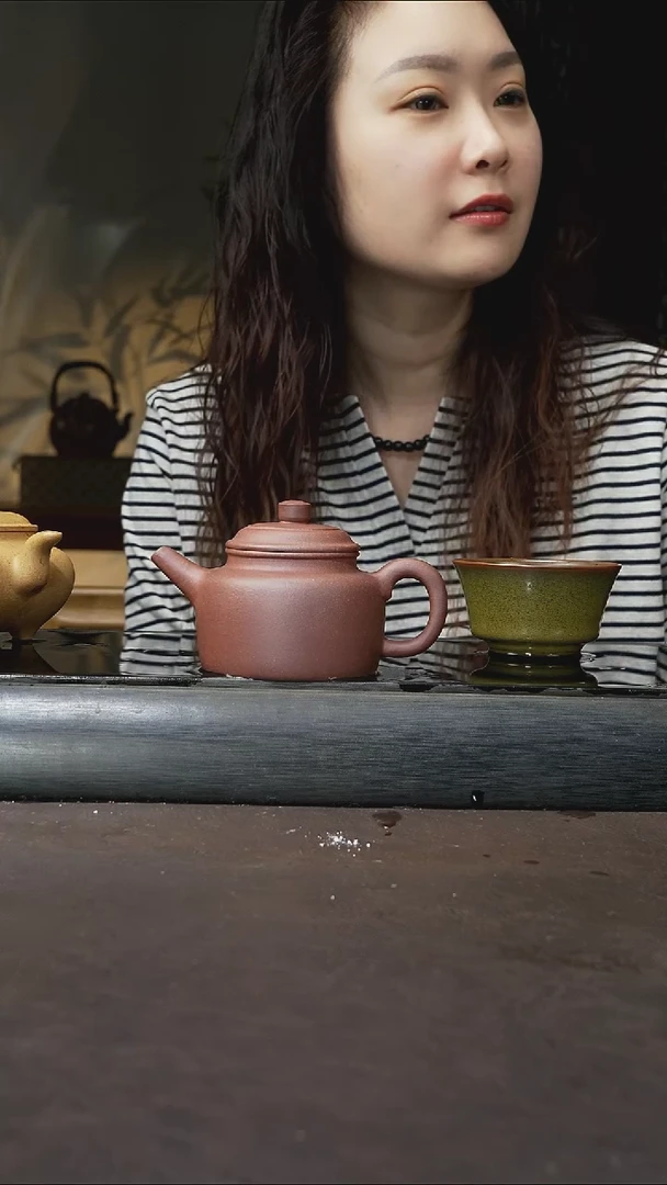 茶壶紫砂36 德钟 紫泥 180cc