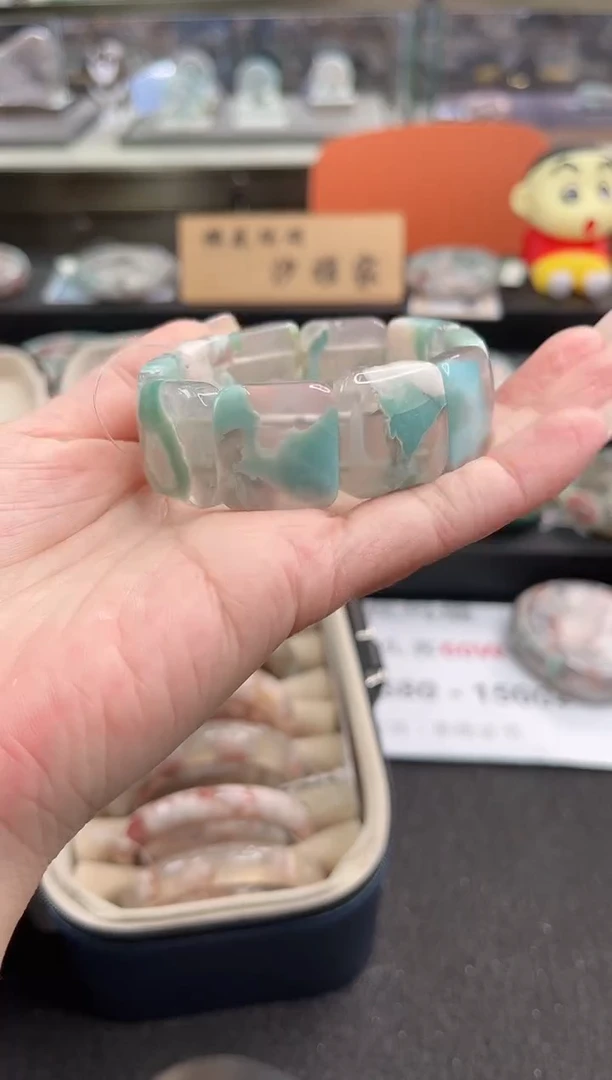 未镶嵌手镯石英质玉尘*丷圈口（赠品镯心）