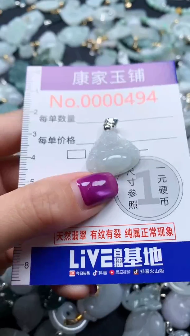 颈饰未镶嵌翡翠494