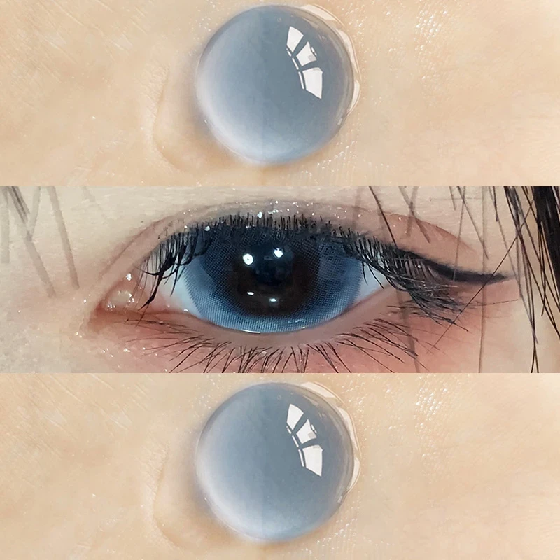眸可【2副加购半年抛】爱神维纳斯美瞳三明治猫猫眼大直径隐形眼镜