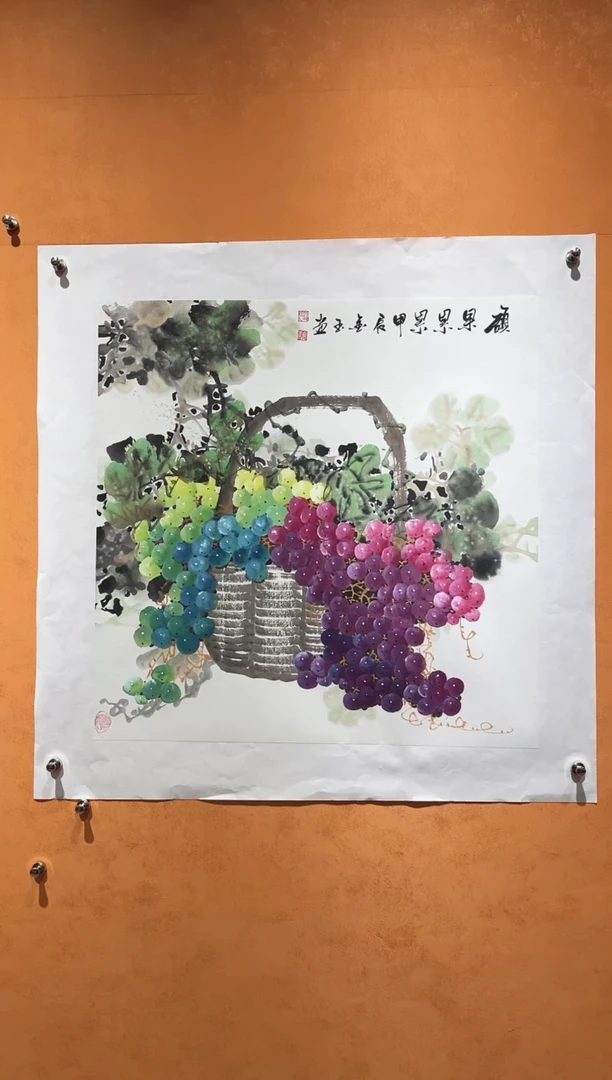 国画刘金玉老师亲笔手绘
