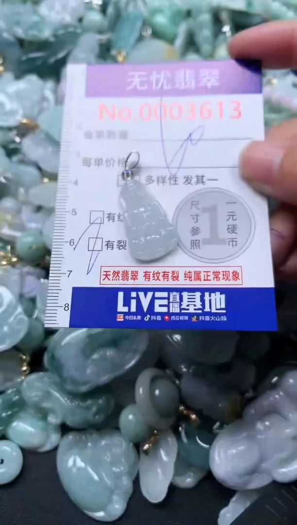 颈饰未镶嵌翡翠3613