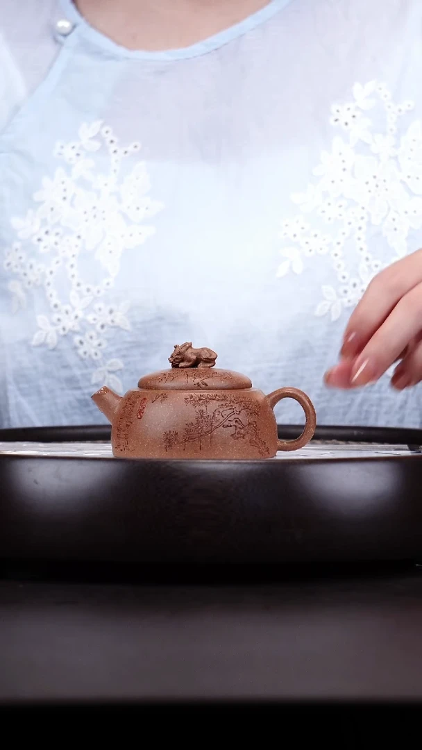 茶壶紫砂悦茗壶紫砂壶    52 （老段）
