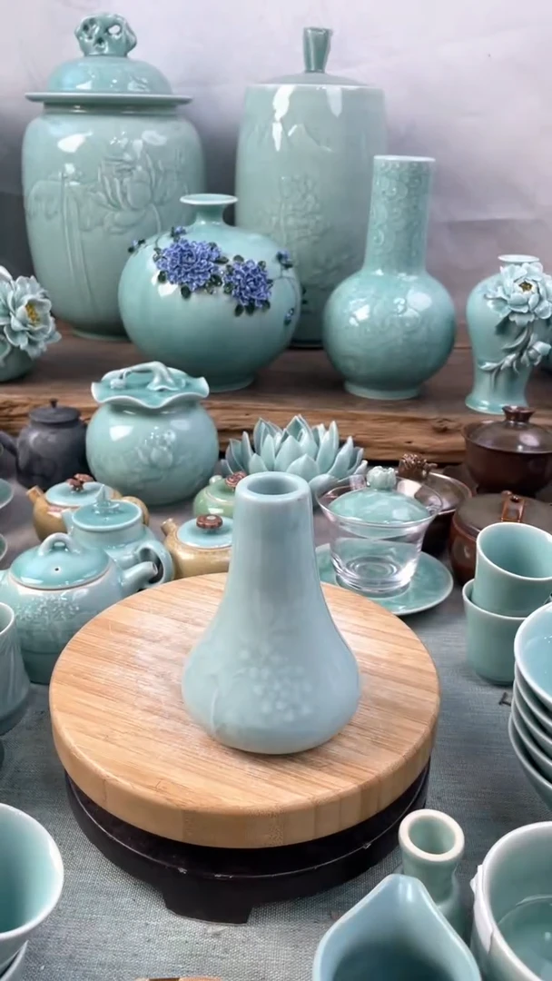 【闪购商品】特价 微瑕 慧仙青瓷