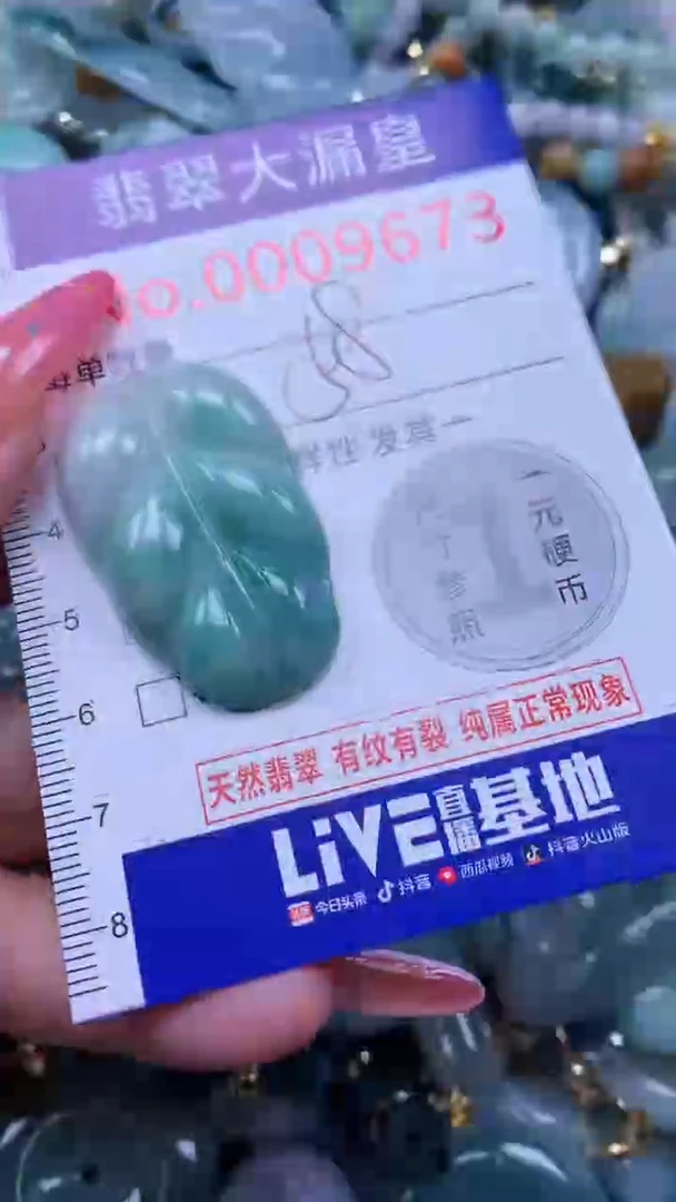 翡翠未镶嵌吊坠(不含链)9673