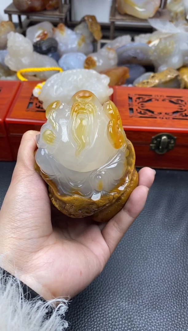【闪购商品】玛瑙/玉髓摆件未镶嵌00