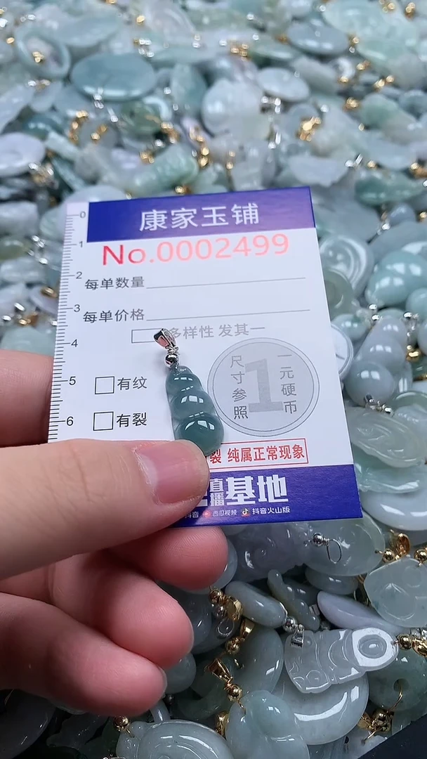 翡翠未镶嵌吊坠(不含链)2499