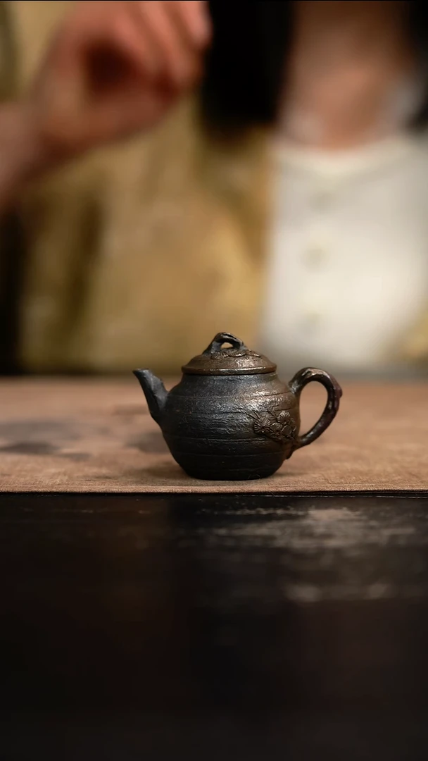 【闪购商品】紫砂茶壶盘筑法紫砂壶40cc