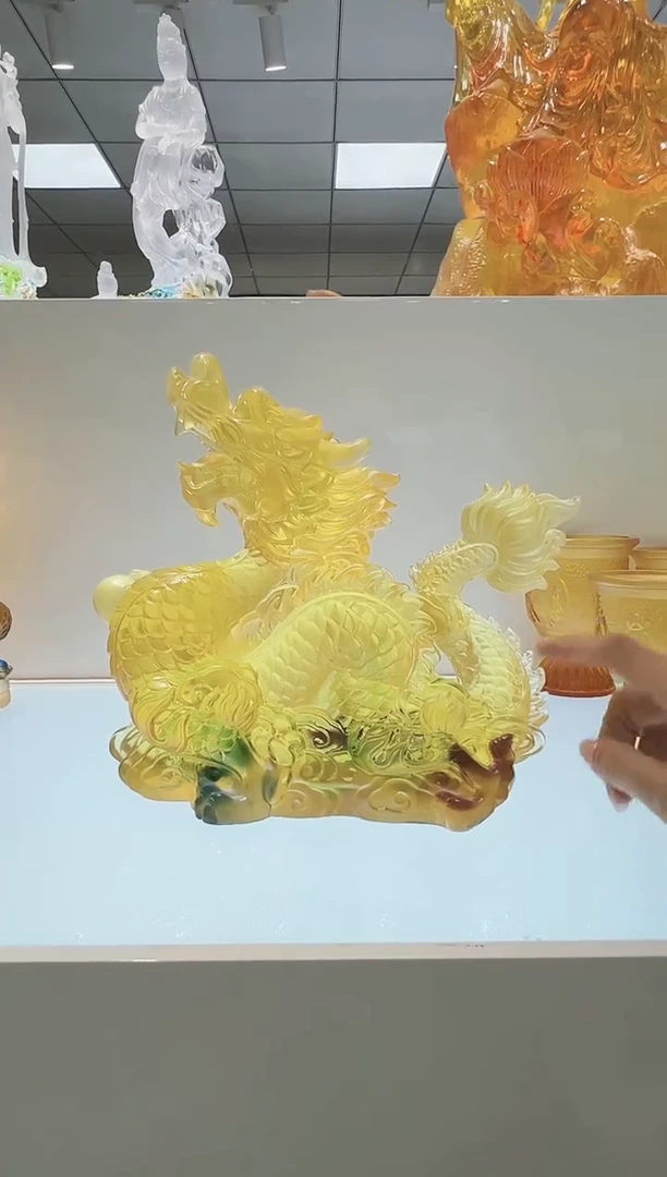 手工艺品琉璃古法琉璃生肖龙