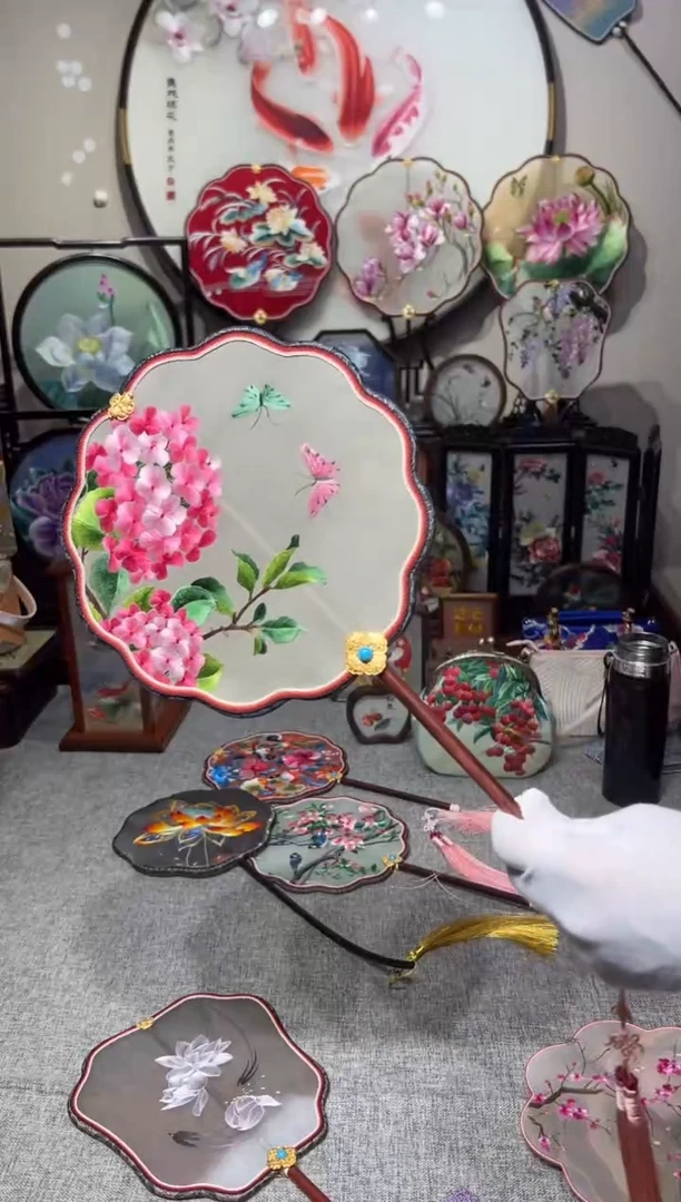 织绣纯手工苏绣双面绣