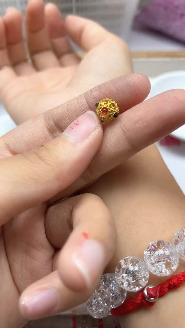 玛瑙/玉髓散珠合金M841 合琻 绣球8mm 5个9.9元