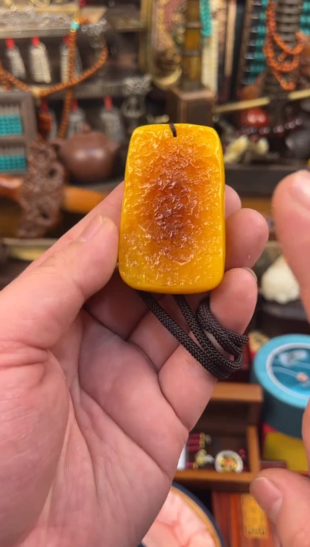 【闪购商品】琥珀颈饰未镶嵌所见即所得所见即所得