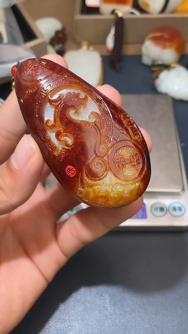 颈饰未镶嵌和田玉周*HX