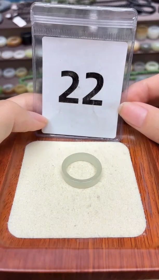 和田玉戒指未镶嵌17号