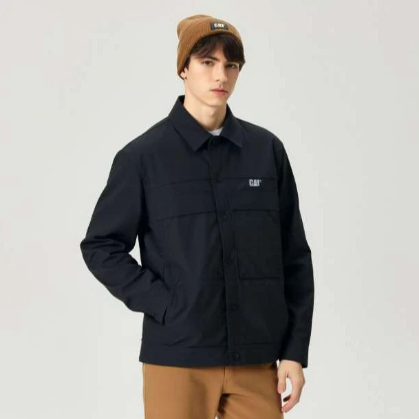【秋上新工装夹克】CAT卡特秋季户外工装翻领夹克外套休闲男士W6675
