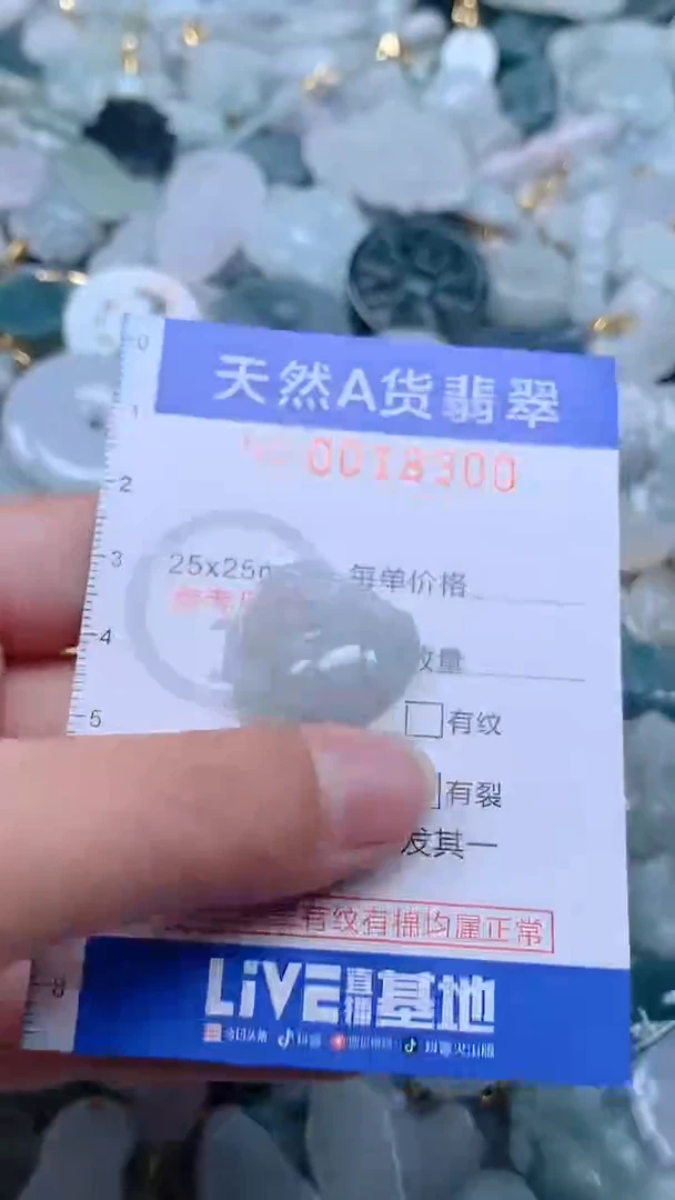 翡翠未镶嵌吊坠(不含链)1