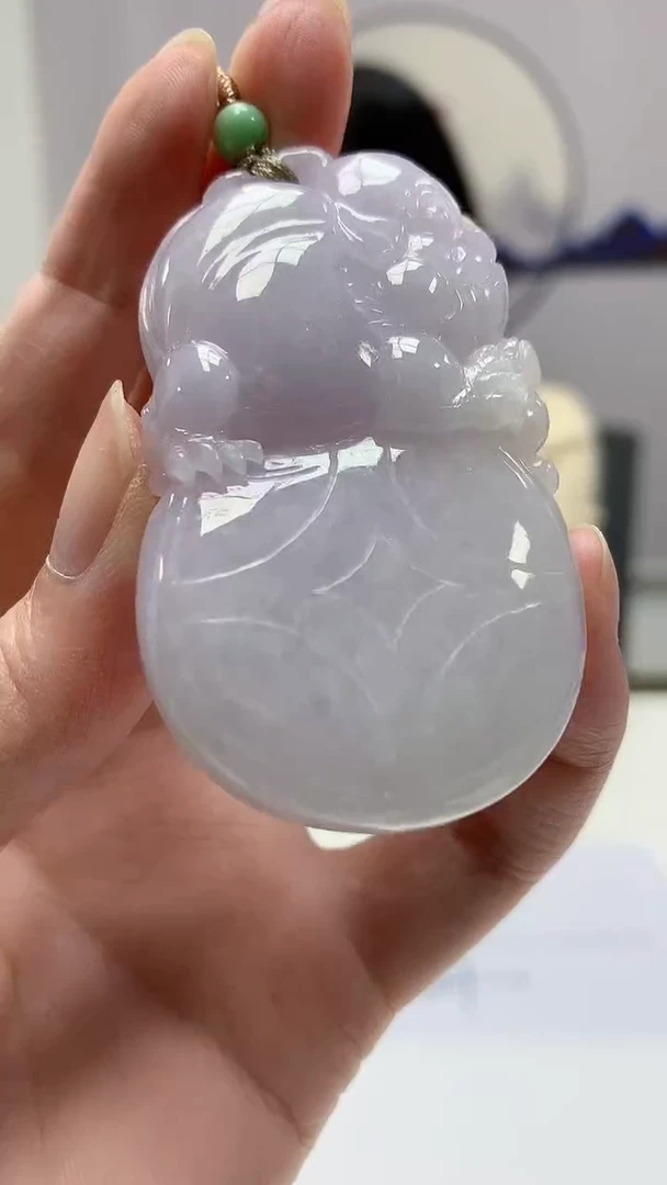 【闪购商品】定制翡翠未镶嵌0405zm-毛货挂件寿桃68