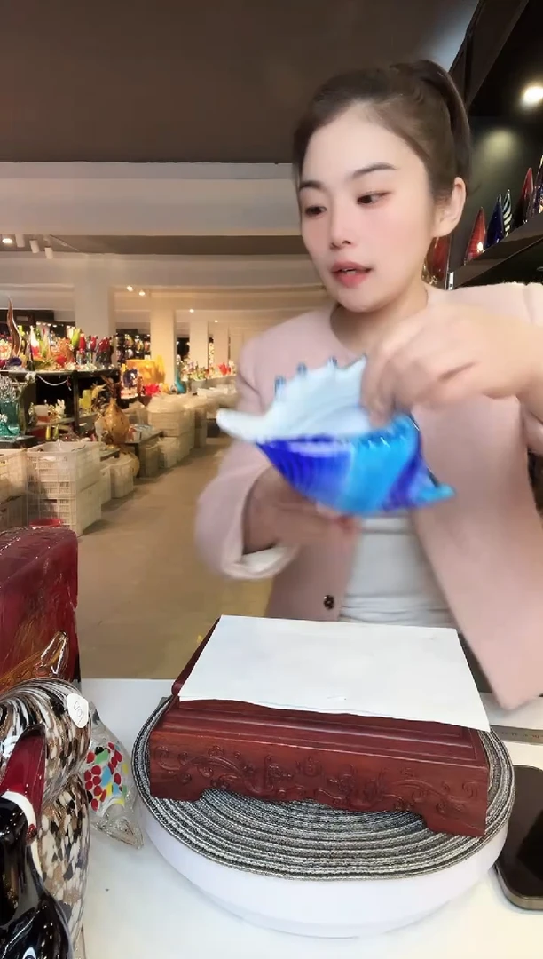 【闪购商品】茶盏纯手工热塑琉璃摆件