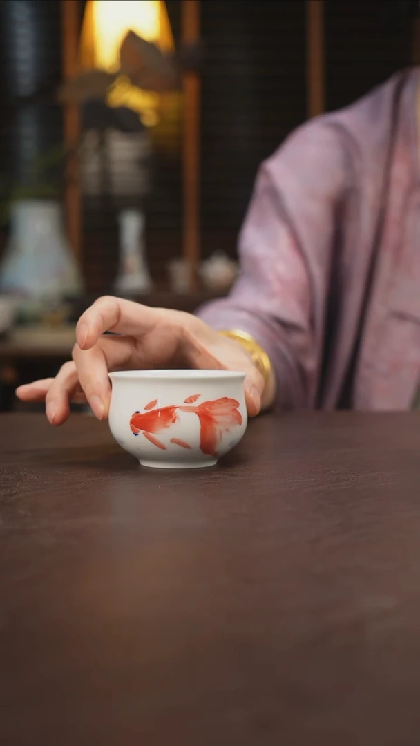 杯景德镇陶瓷杯碗柴烧多人P15