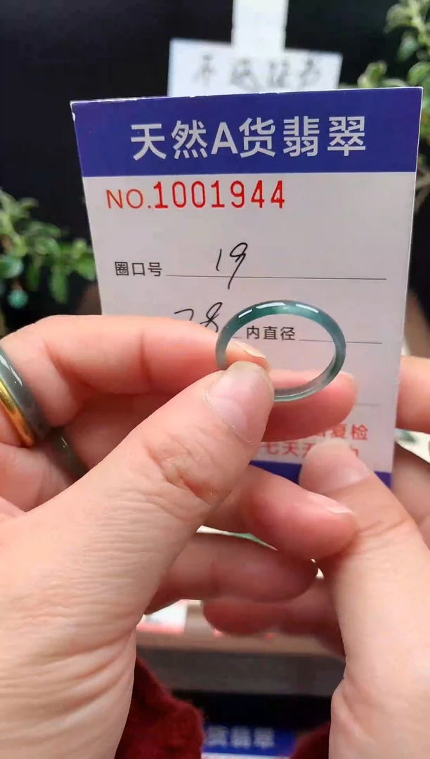 未镶嵌戒指翡翠19#
