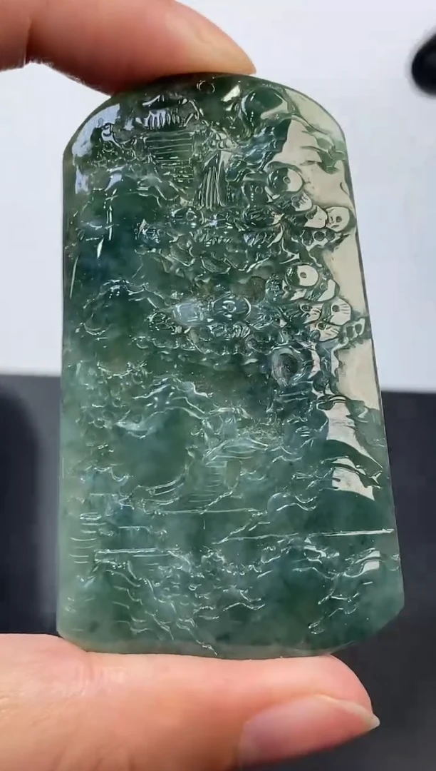 未镶嵌挂件翡翠378294    多人