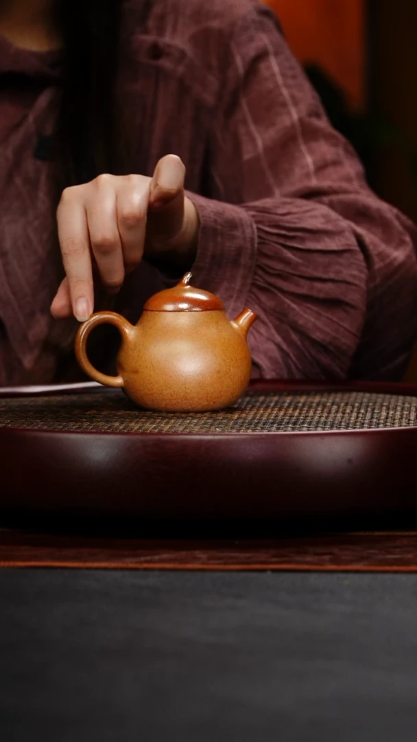 茶壶紫砂成进窑 茄瓜158 柴烧 170毫升
