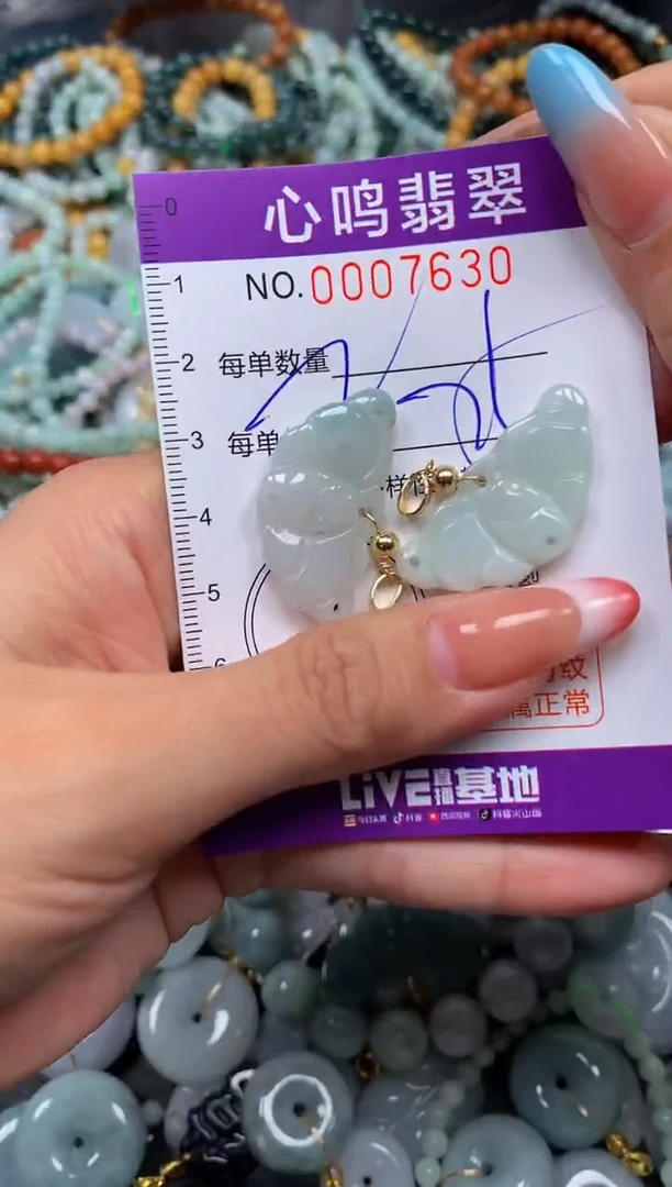 翡翠未镶嵌颈饰闪购007630