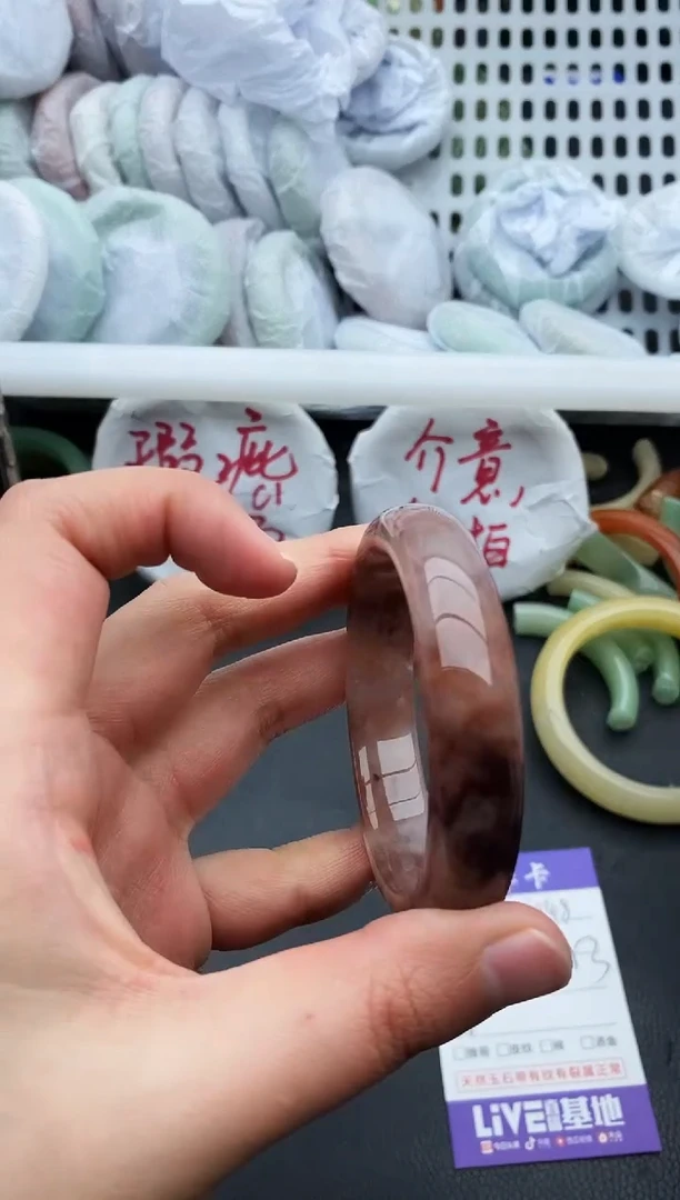 未镶嵌手镯石英质玉448+52.6