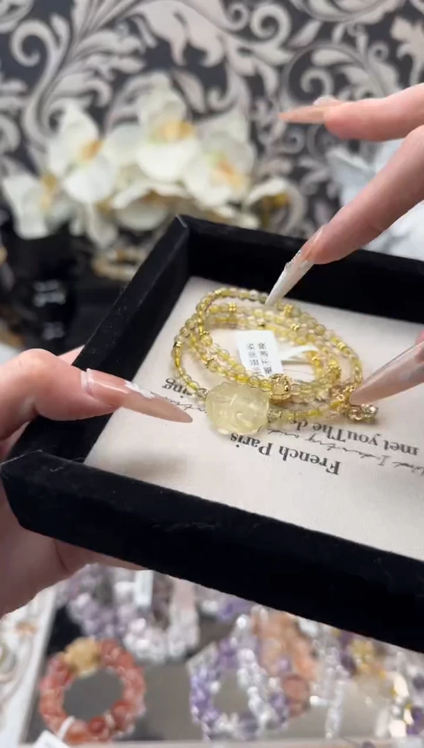 【闪购商品】水晶手链未镶嵌天然水晶 多样性发货