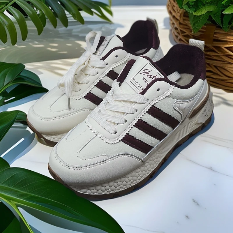 运动鞋加绒舒适女士时尚百搭潮流