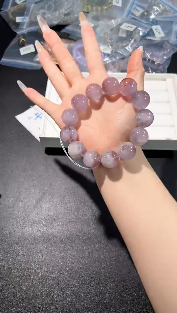 未镶嵌手串水晶53m多样性发其一【1条】默认微瑕18mm