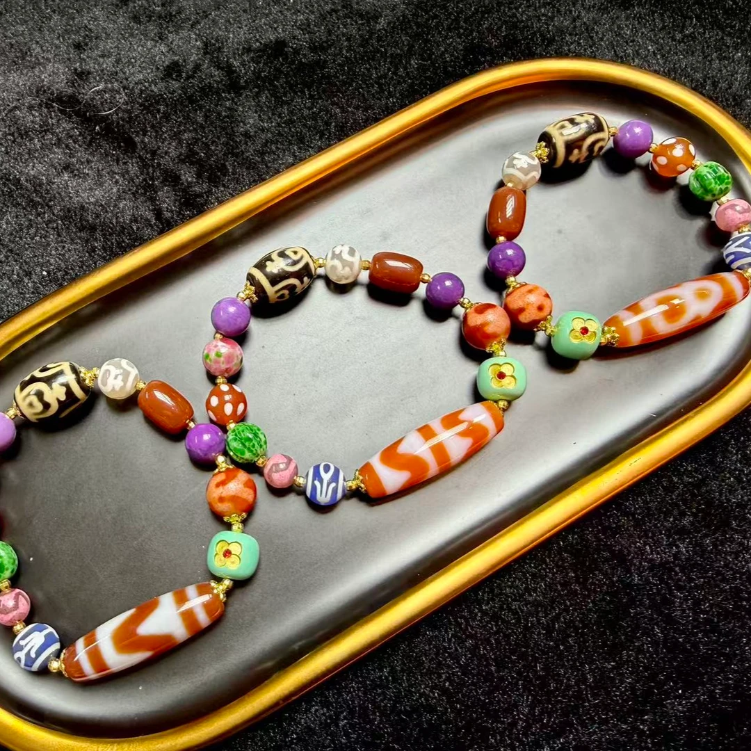 手链 【灰姑娘原创】防伪标普贤红肉珠珠多宝手串M2547多样性发一