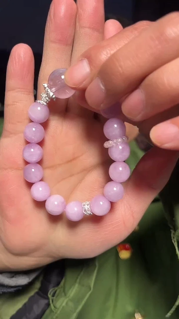 【闪购商品】锂辉石手链未镶嵌天然DIY手串多样性发一11mm