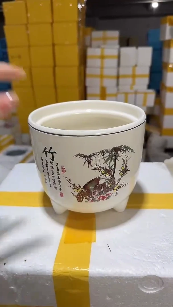 高温陶瓷花盆+E75