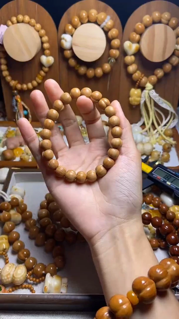 手串猴头核桃摆**鱼全品纯手工哑光拉丝手串