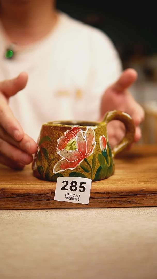 @@陶园瓷舍@@纯手工手绘@高温釉下彩