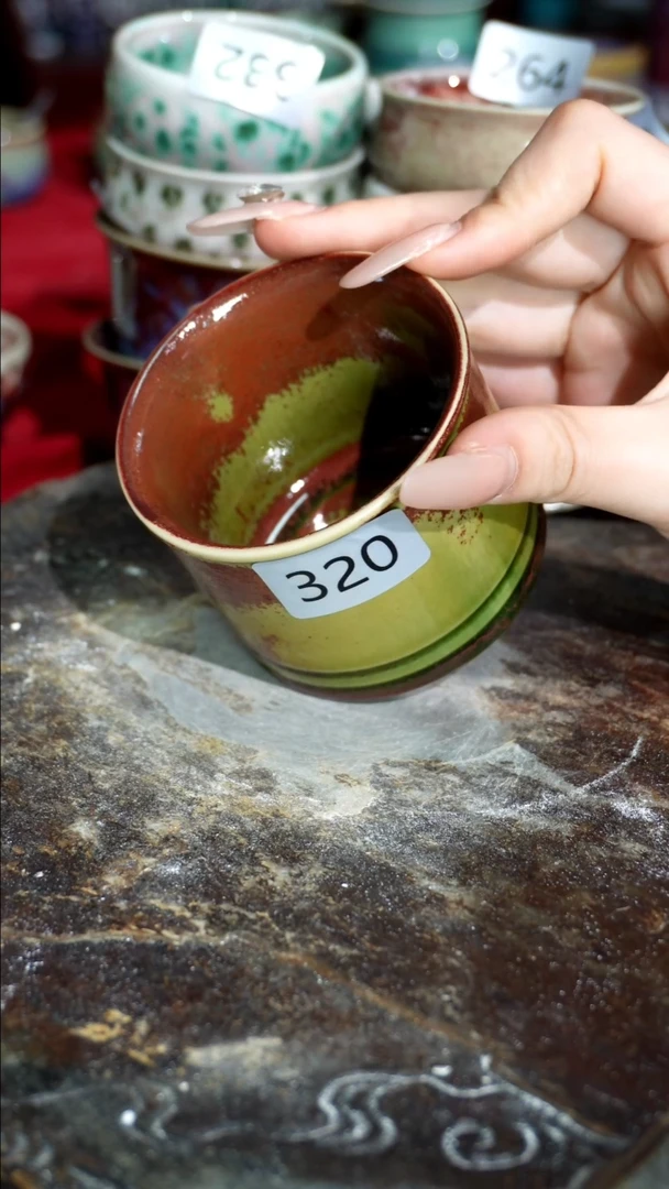 摆件精品窑变钧瓷茶器