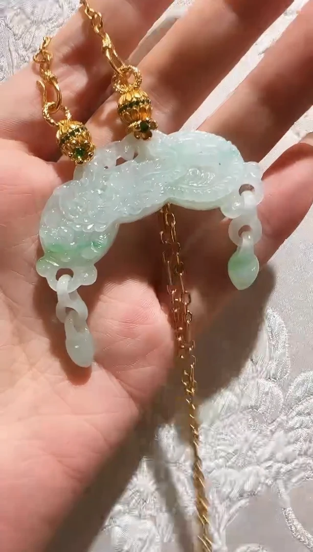 颈饰未镶嵌翡翠国风